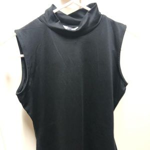 Say What? Black bodysuit.